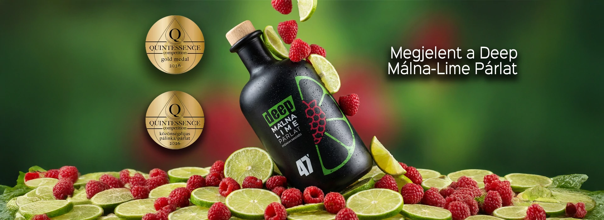 Megjelent a Deep Málna-lime párlat